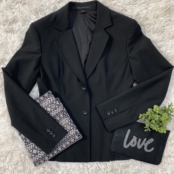 🎉HP🎉 Express Two Button Blazer 💗 Black - Picture 4 of 16